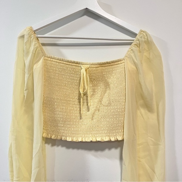 Wilfred aritzia yellow blouse - Picture 1 of 4